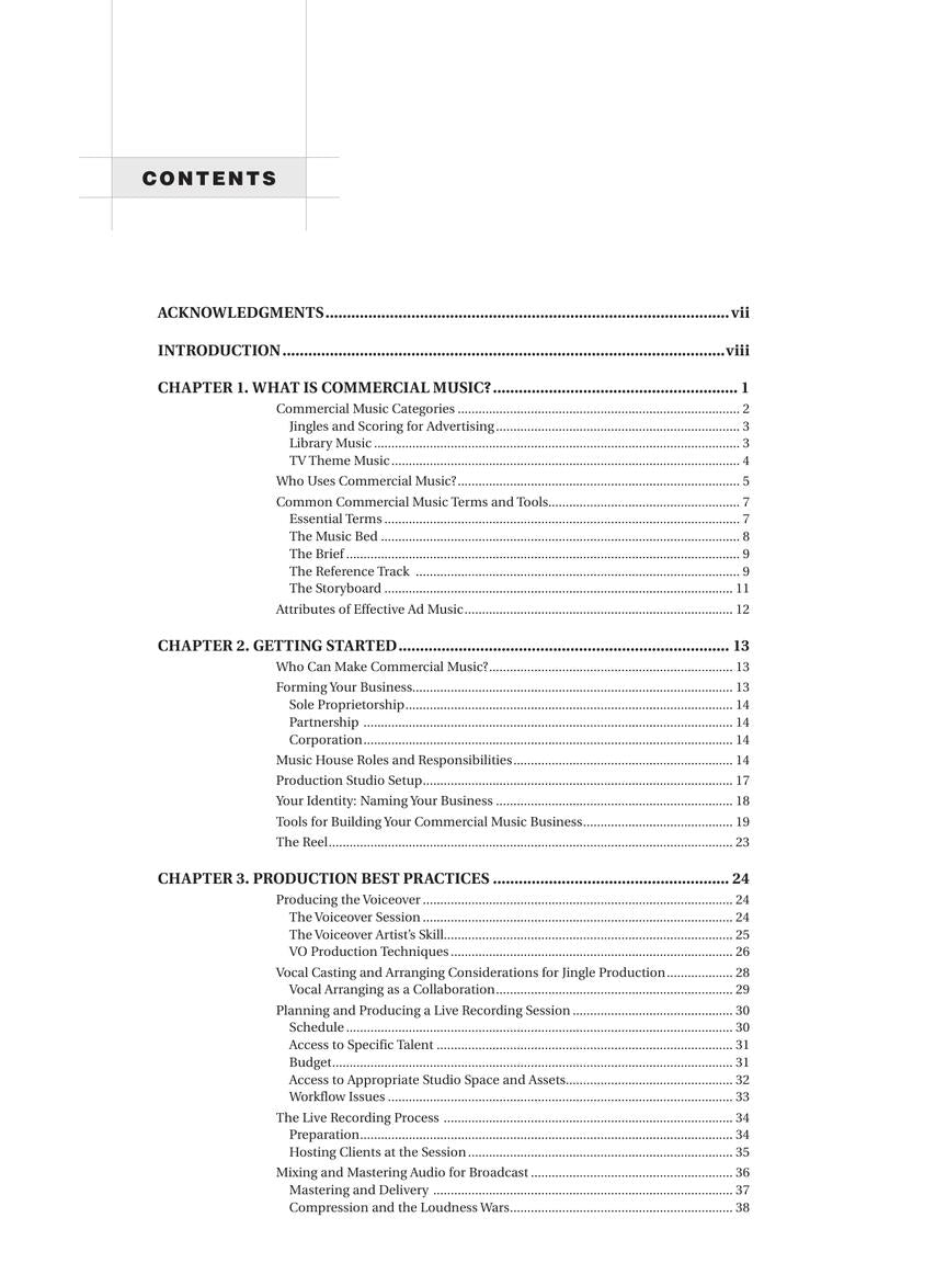 Creating Commercial Music - sample page 2