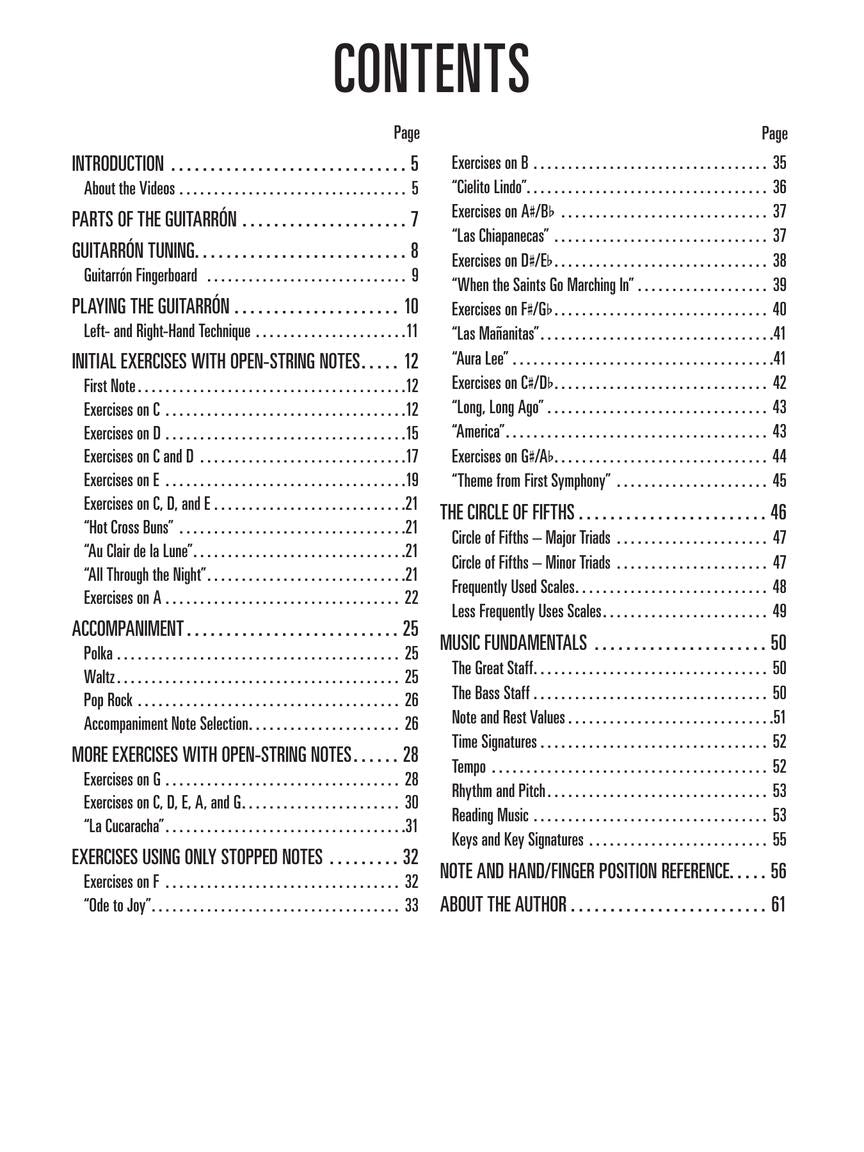 Hal Leonard Guitarrón Method - sample page 2
