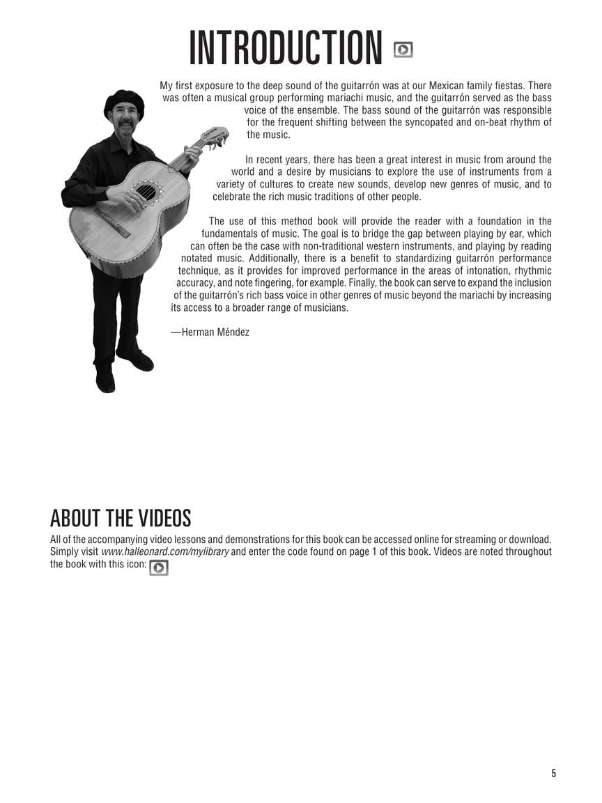 Hal Leonard Guitarrón Method - sample page 3