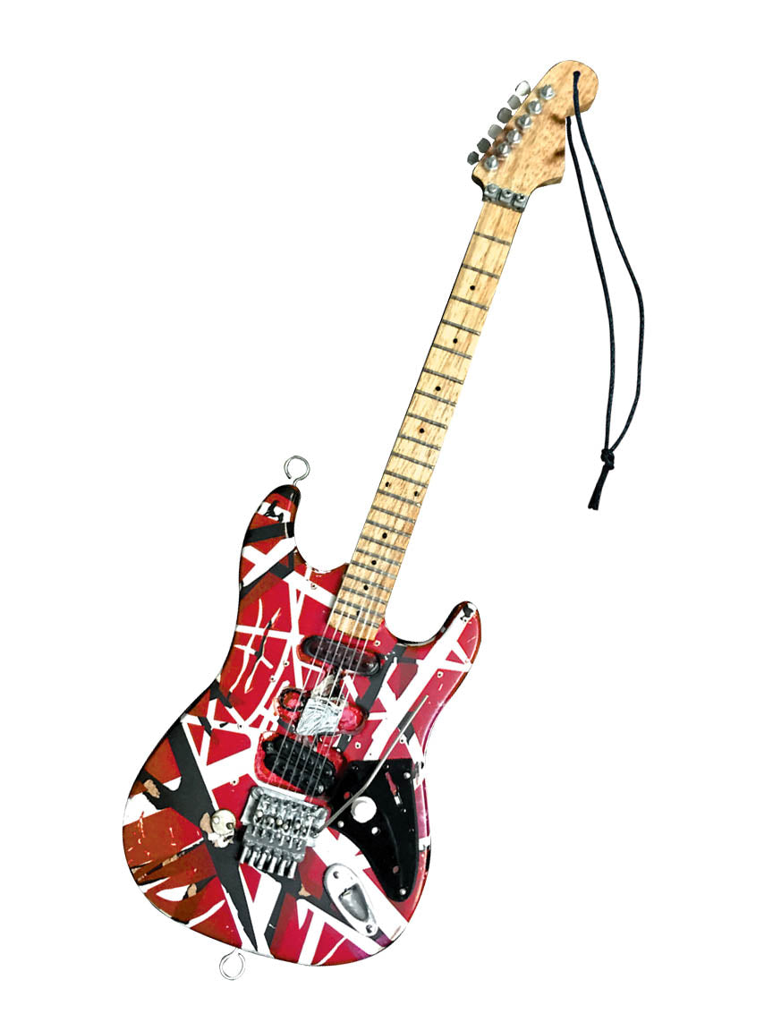 Eddie Van Halen – “Frankenstein” (Red/Black) 6″ Holiday Ornament - sample page 1