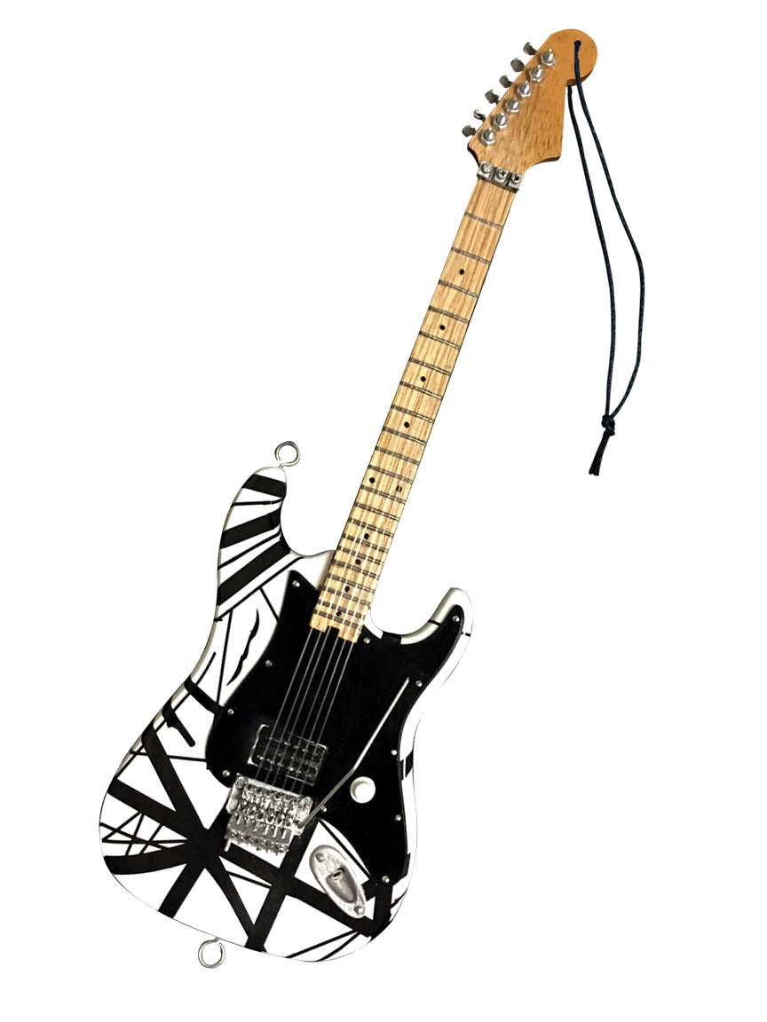 Eddie Van Halen – “Franky” (White/Black) 6″ Holiday Ornament - sample page 1