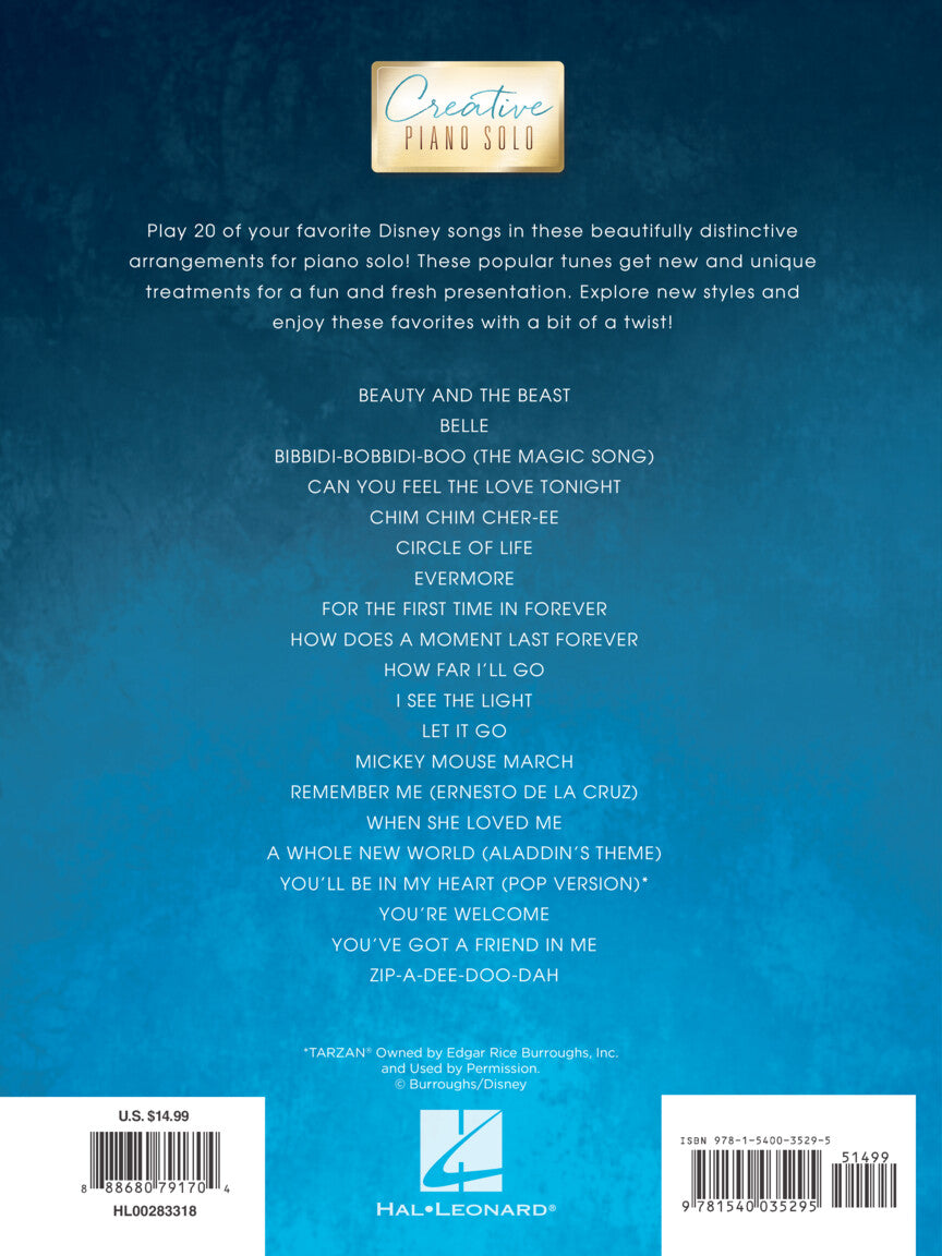 Disney Favorites – Creative Piano Solo - sample page 6