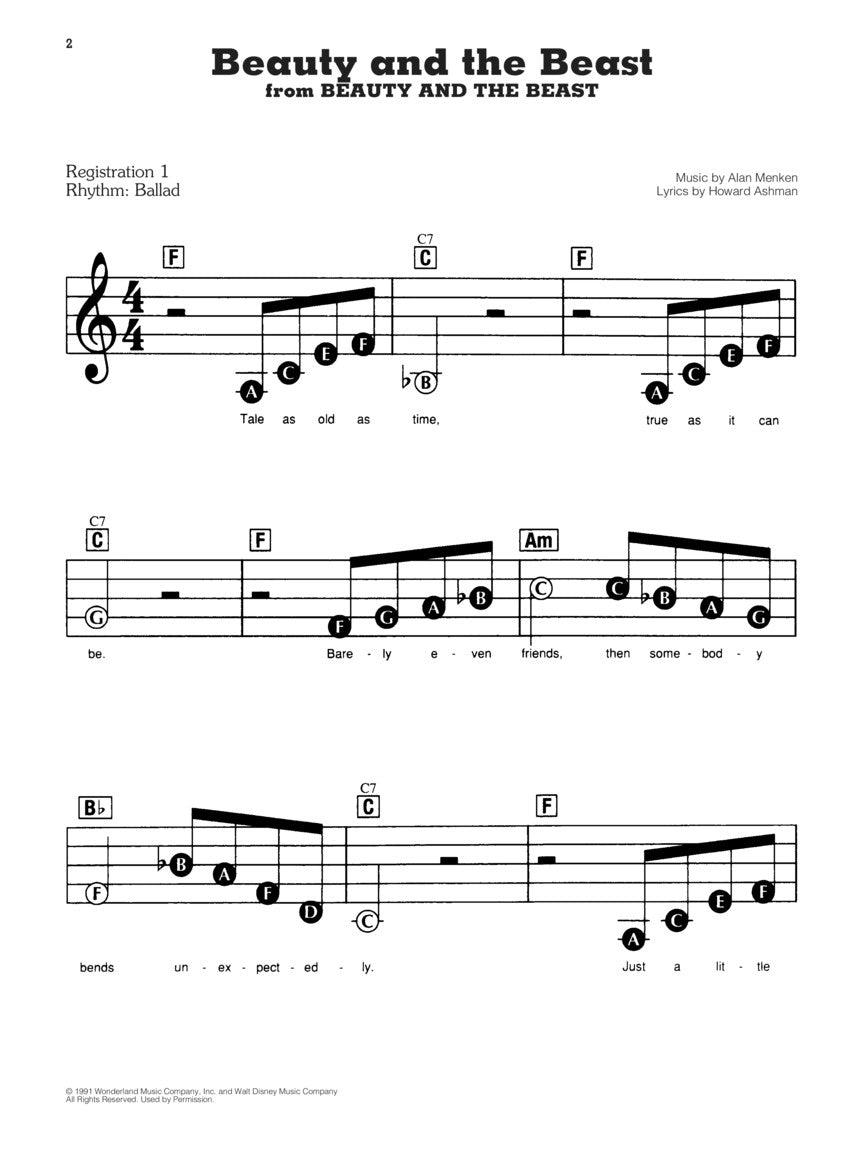 Disney Love Songs – 2nd Edition - sample page 3