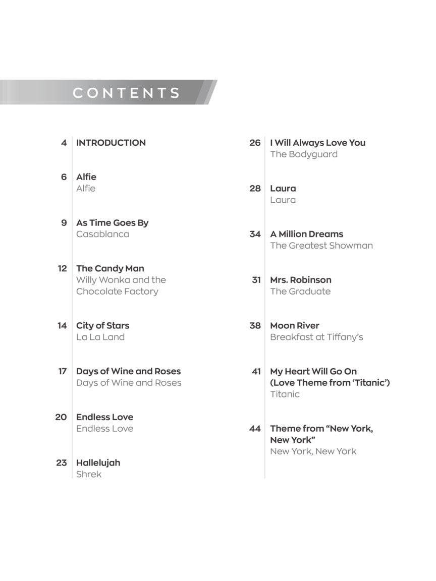 Movie Songs – Instant Piano Songs - sample page 2