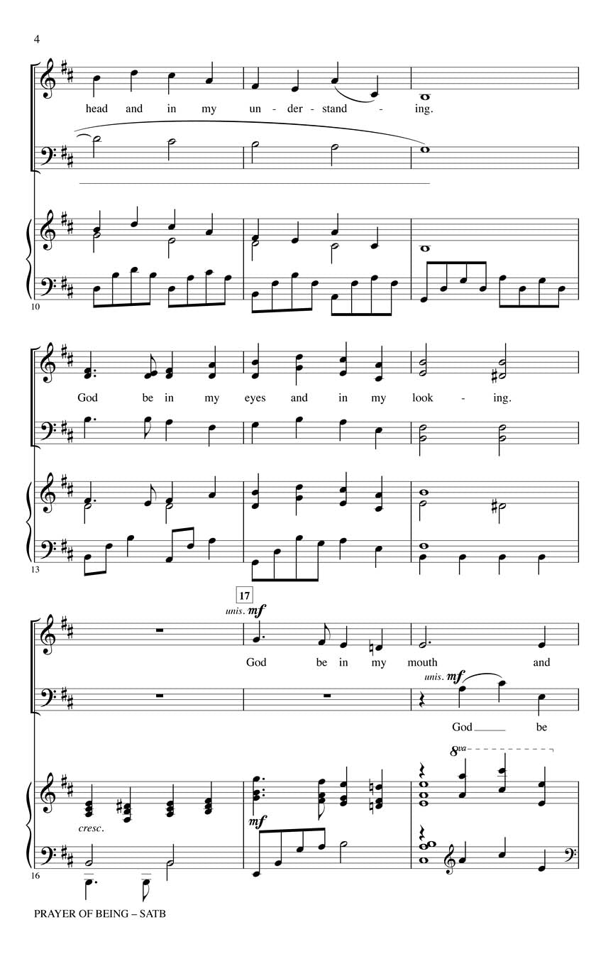 Prayer of Being - sample page 2
