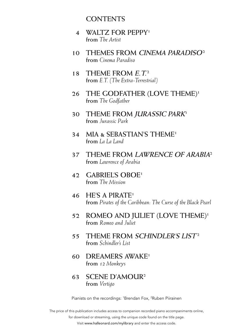 Movie Themes for Classical Players – Violin and Piano - sample page 3