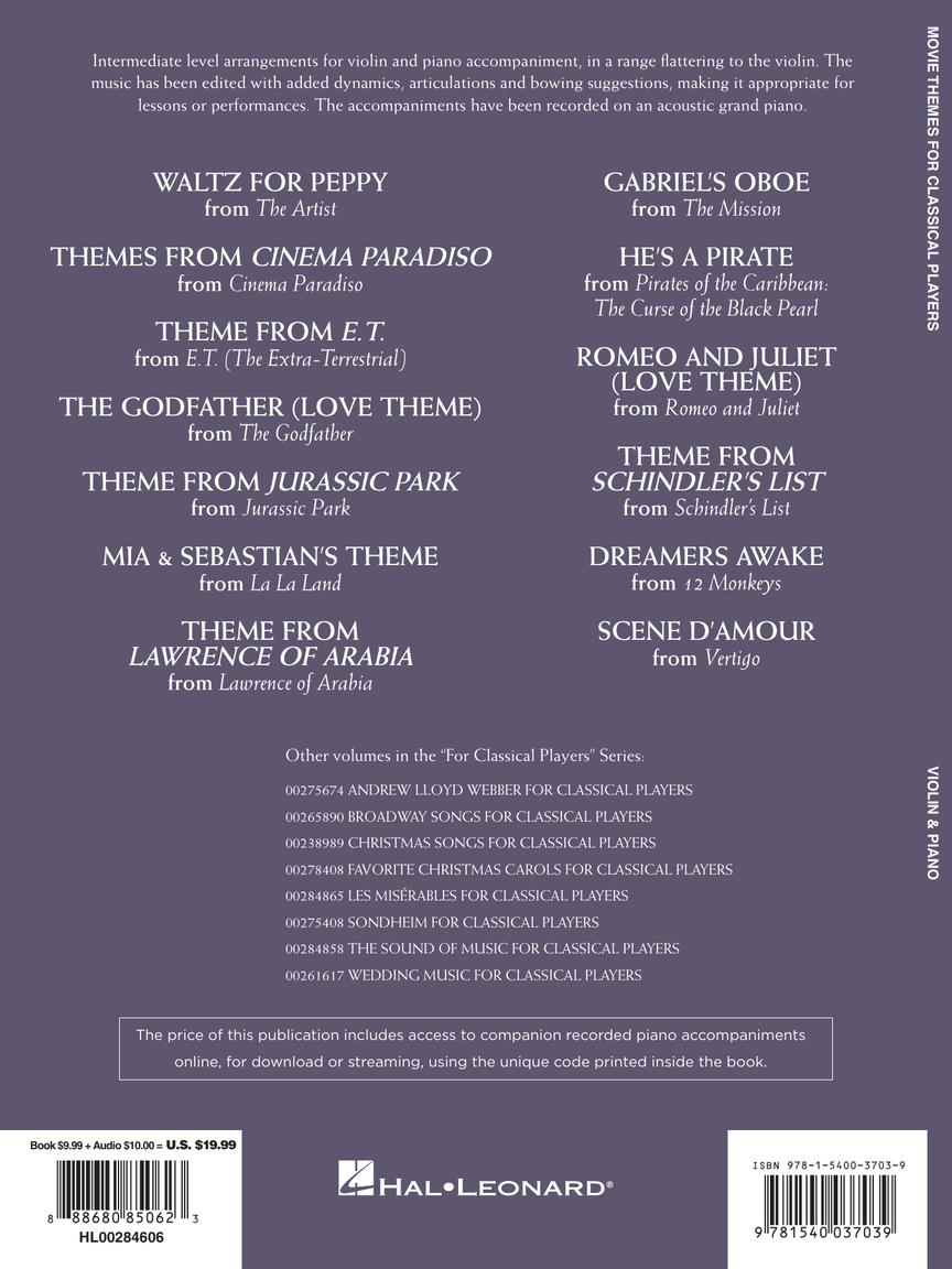 Movie Themes for Classical Players – Violin and Piano - sample page 7
