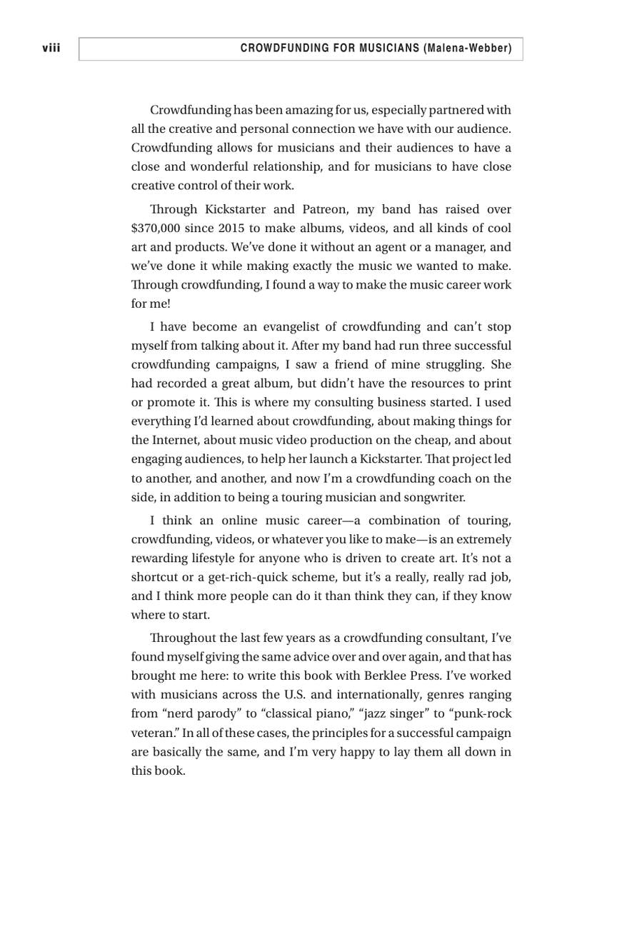 Crowdfunding for Musicians - sample page 7