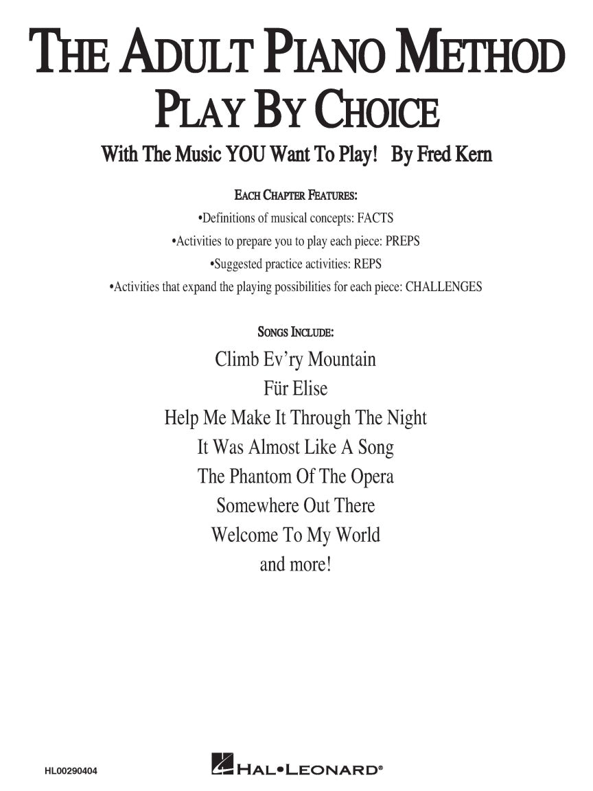 The Adult Piano Method – Play by Choice - sample page 11