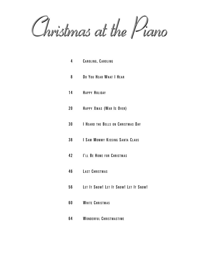 Christmas at the Piano - sample page 2