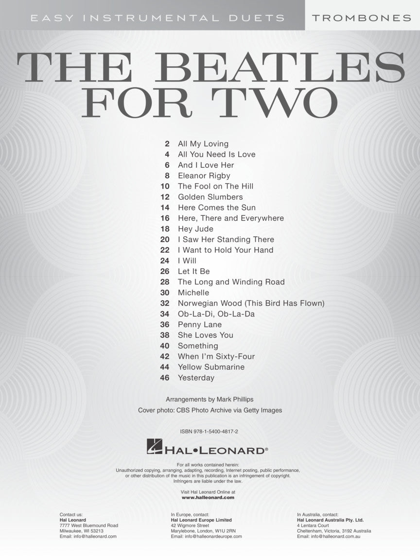 The Beatles for Two Trombones - sample page 2
