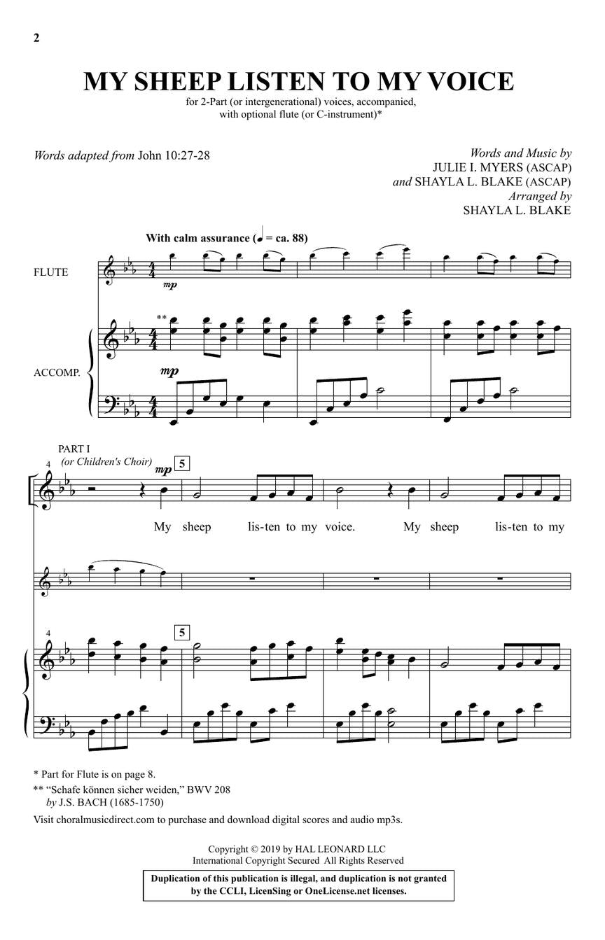 My Sheep Listen to My Voice - sample page 2