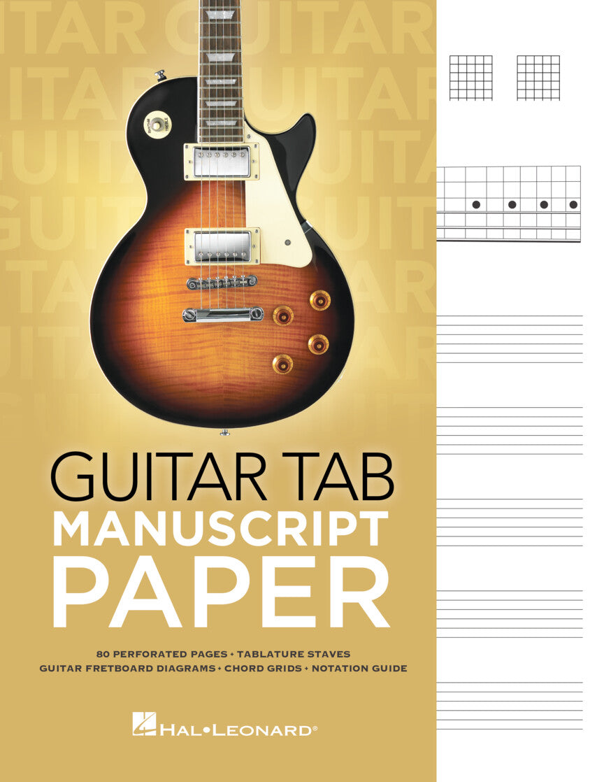 Guitar Tab Manuscript Paper - sample page 1