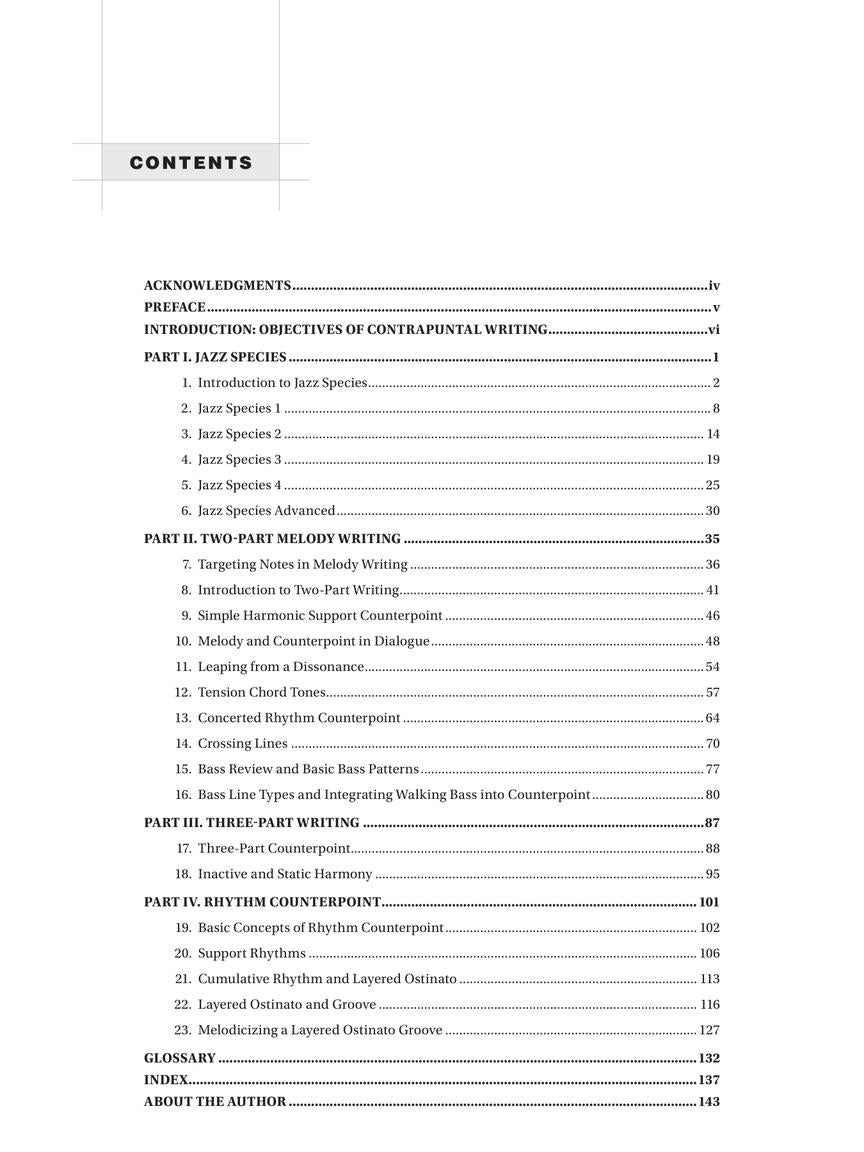 Counterpoint in Jazz Arranging - sample page 2