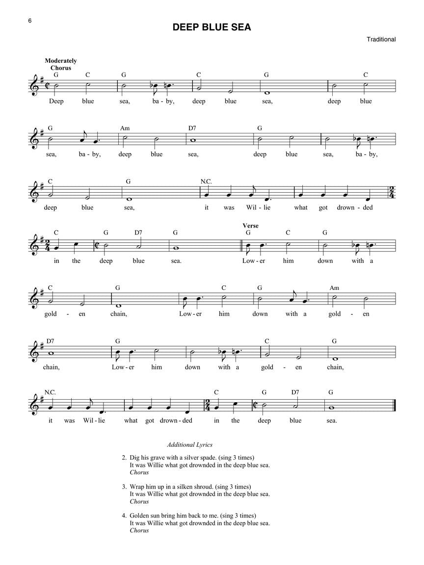 Pete Seeger Centennial Songbook - sample page 6
