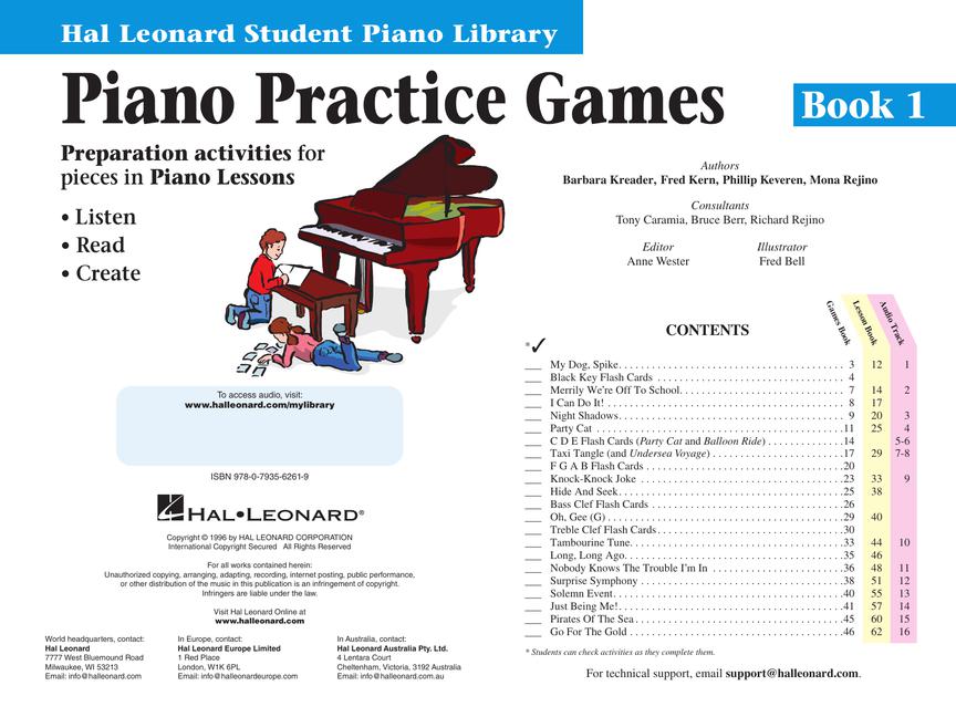 Piano Practice Games Book 1 (with Online Audio) - sample page 2