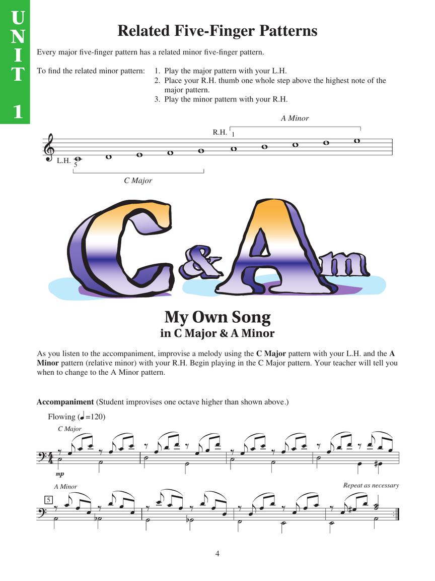 Piano Lessons Book 4 - sample page 2