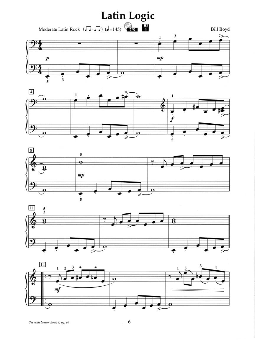 Piano Solos Book 4 - sample page 3