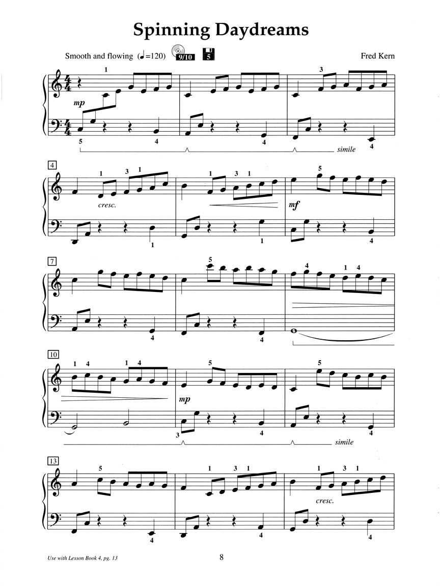 Piano Solos Book 4 - sample page 4