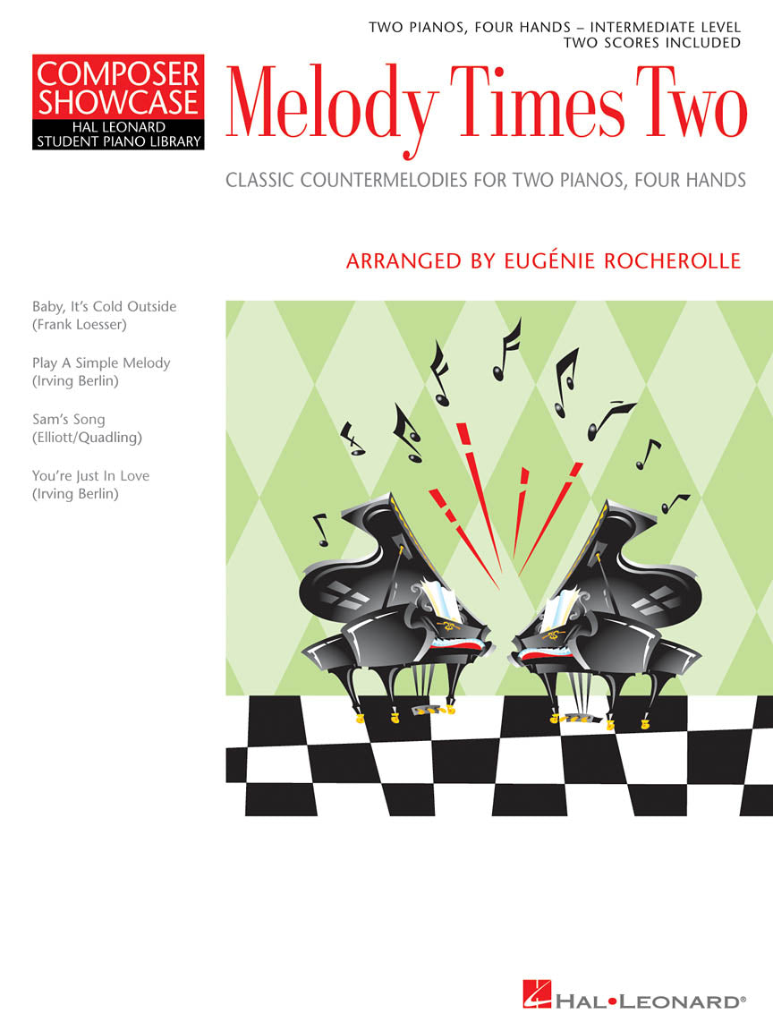 Melody Times Two<br><br>Classic Counter-Melodies for Two Pianos, Four Hands - sample page 1