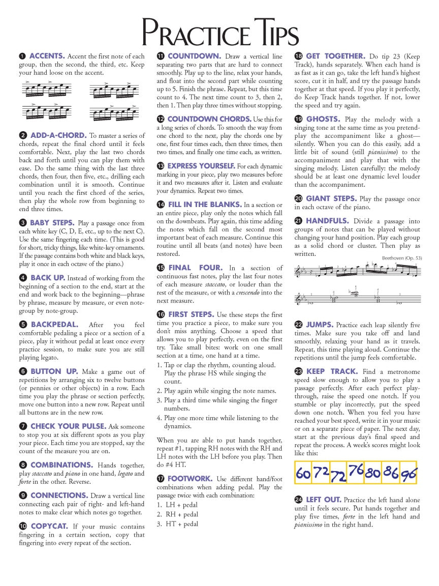 The Piano Student's Guide to Effective Practicing - sample page 2