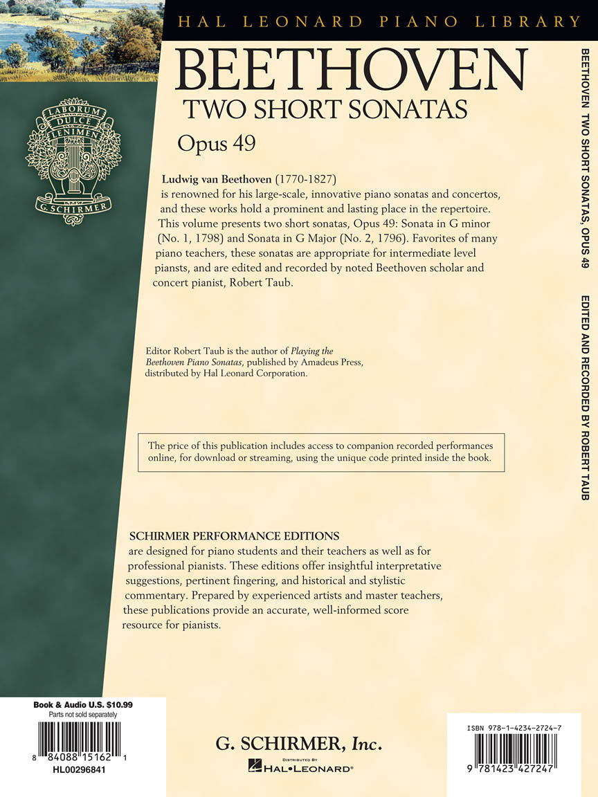 Beethoven – Two Short Sonatas, Opus 49 - sample page 2