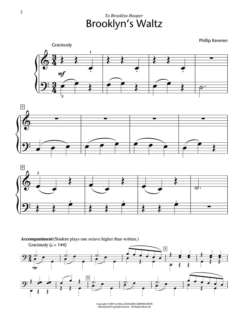 Brooklyn's Waltz - sample page 1