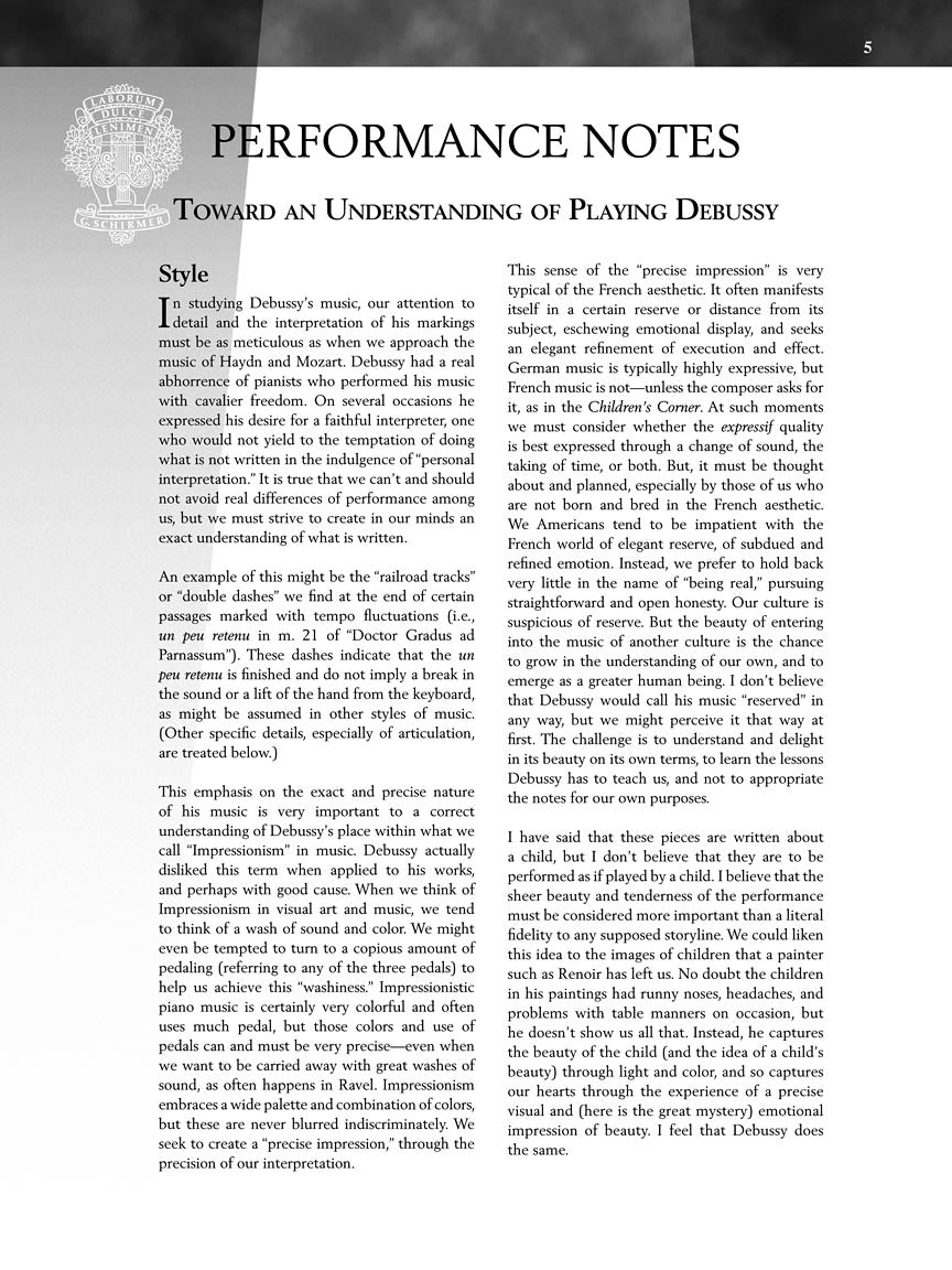 Debussy – Children's Corner - sample page 4