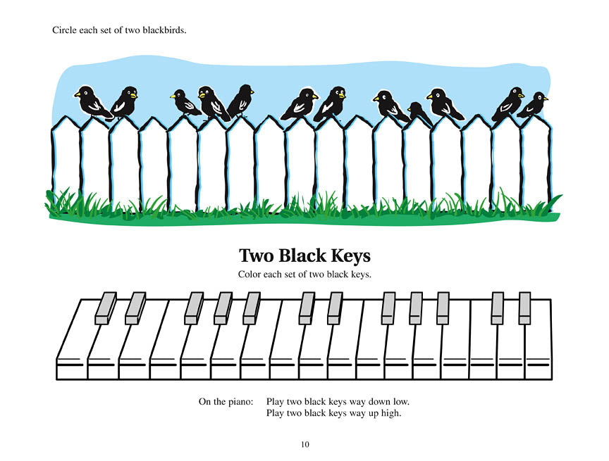 All-in-One Piano Lessons Book A - sample page 3