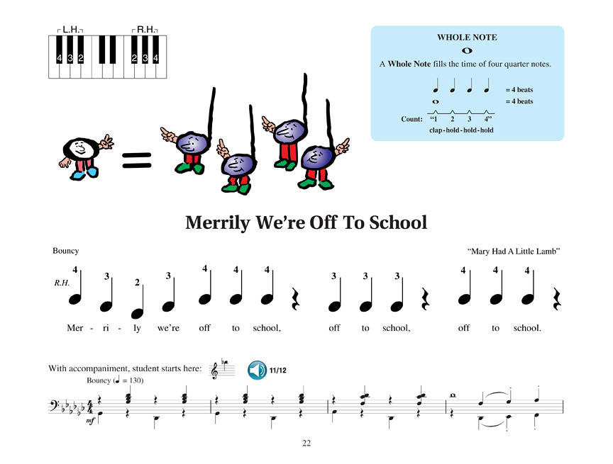All-in-One Piano Lessons Book A - sample page 5