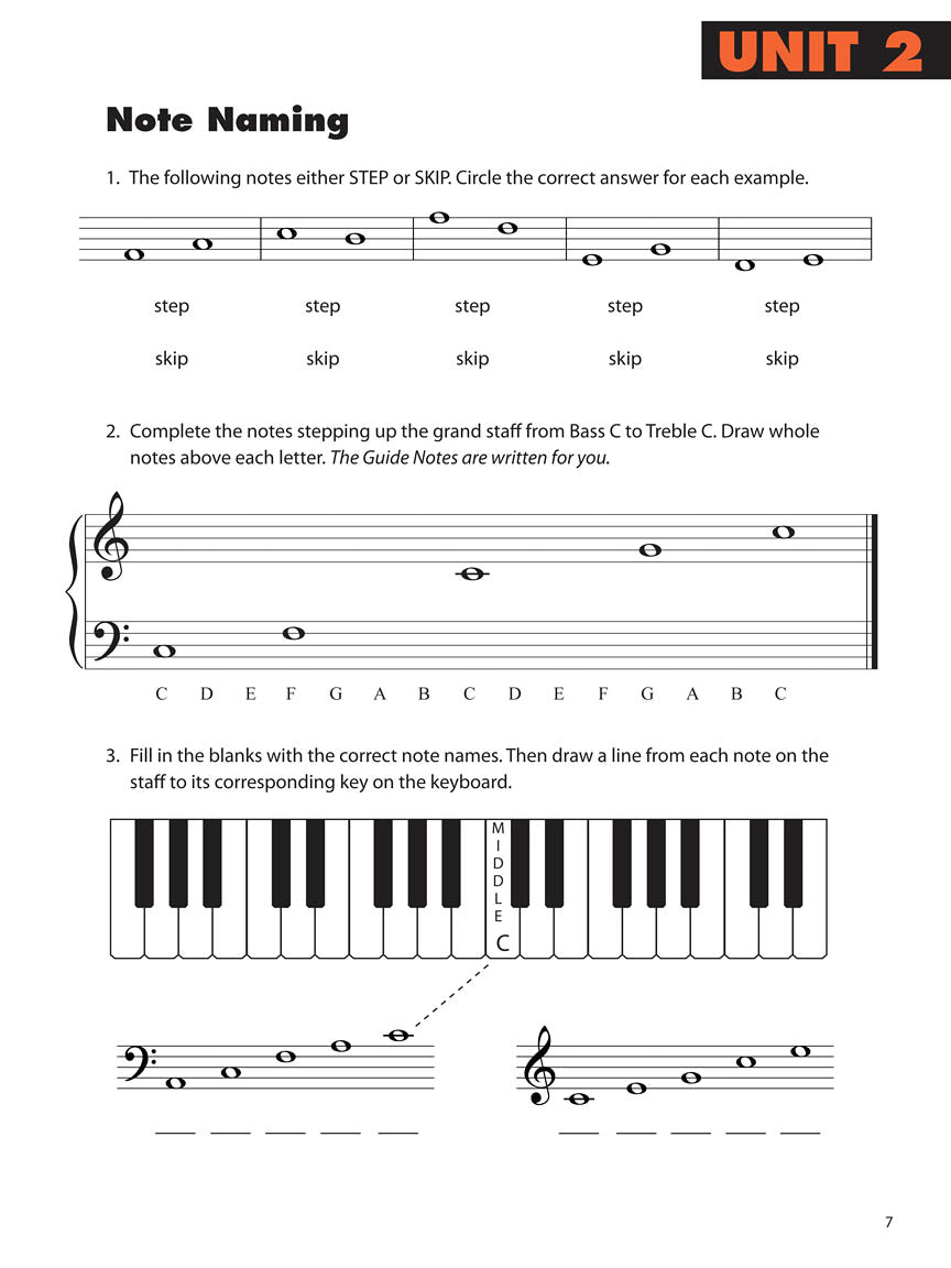 Essential Elements Piano Theory – Level 2 - sample page 4