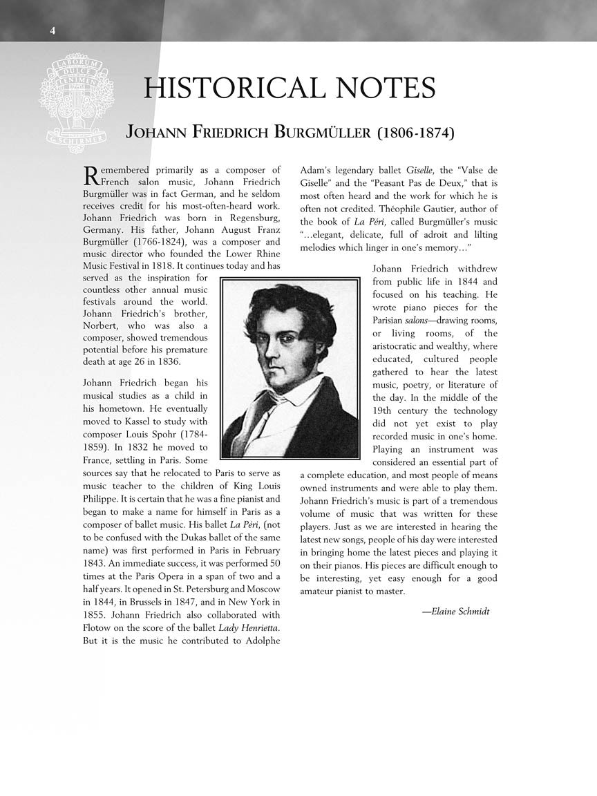 Burgmüller – 25 Progressive Studies, Opus 100 - sample page 3