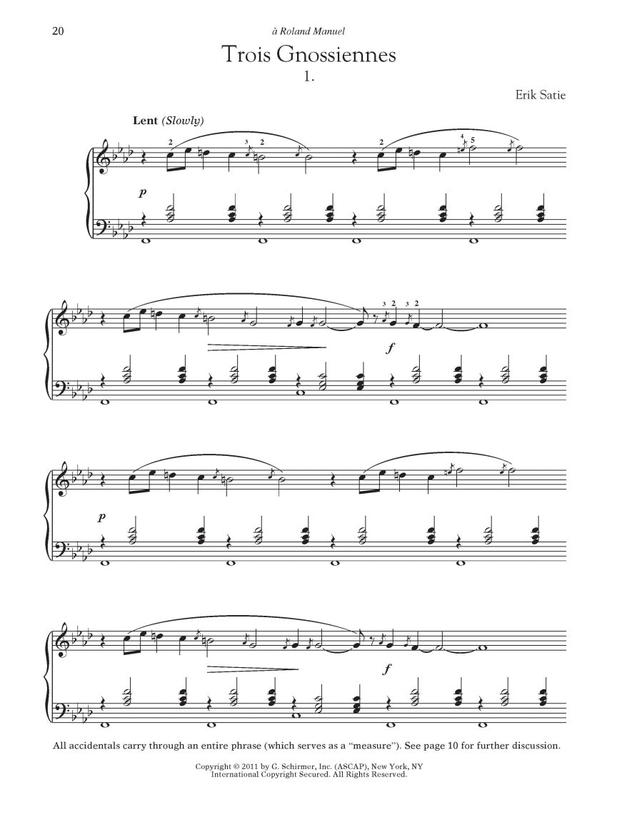 Satie – Gymnopédies and Gnossiennes - sample page 6
