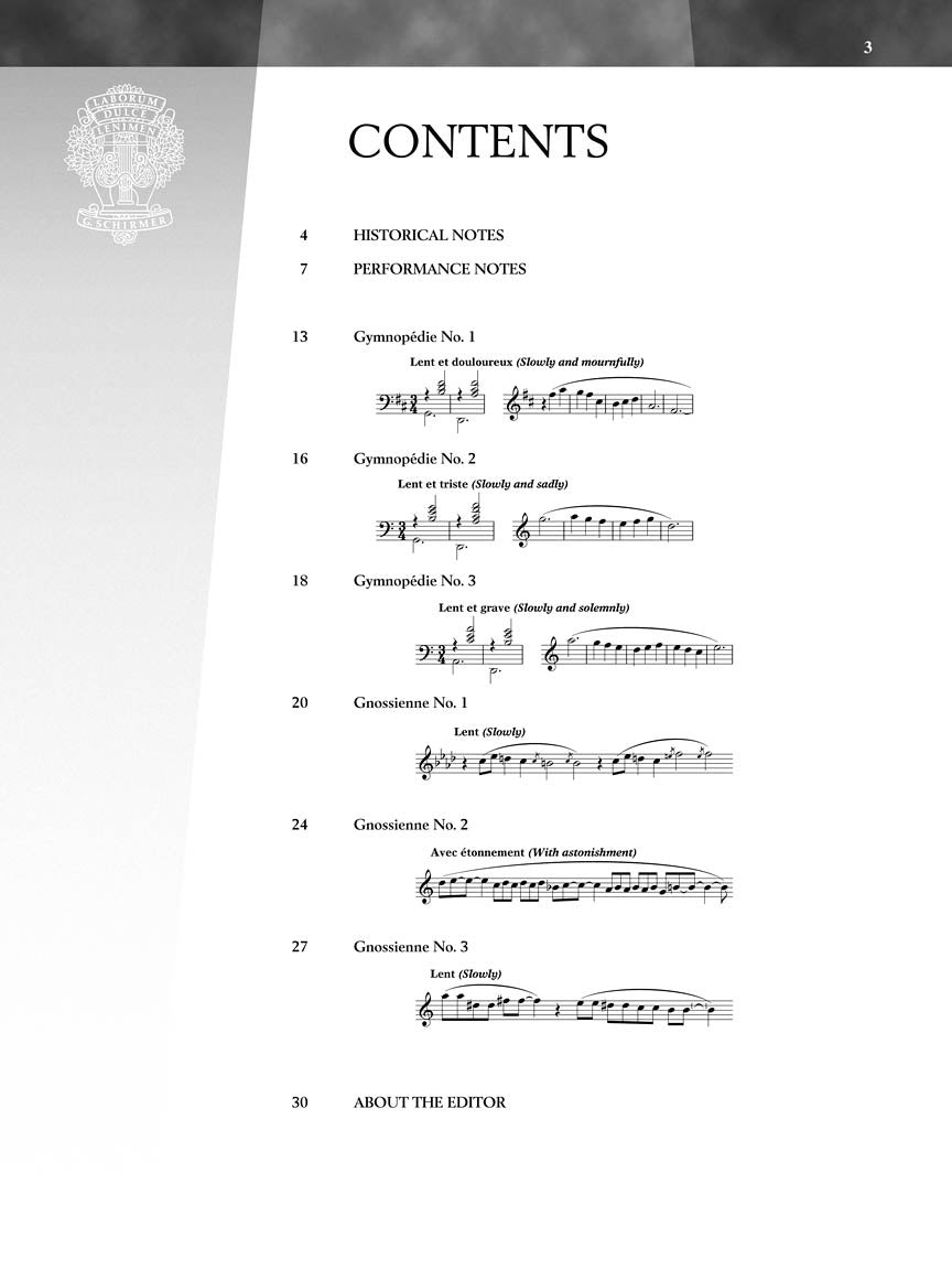 Satie – Gymnopédies and Gnossiennes - sample page 2