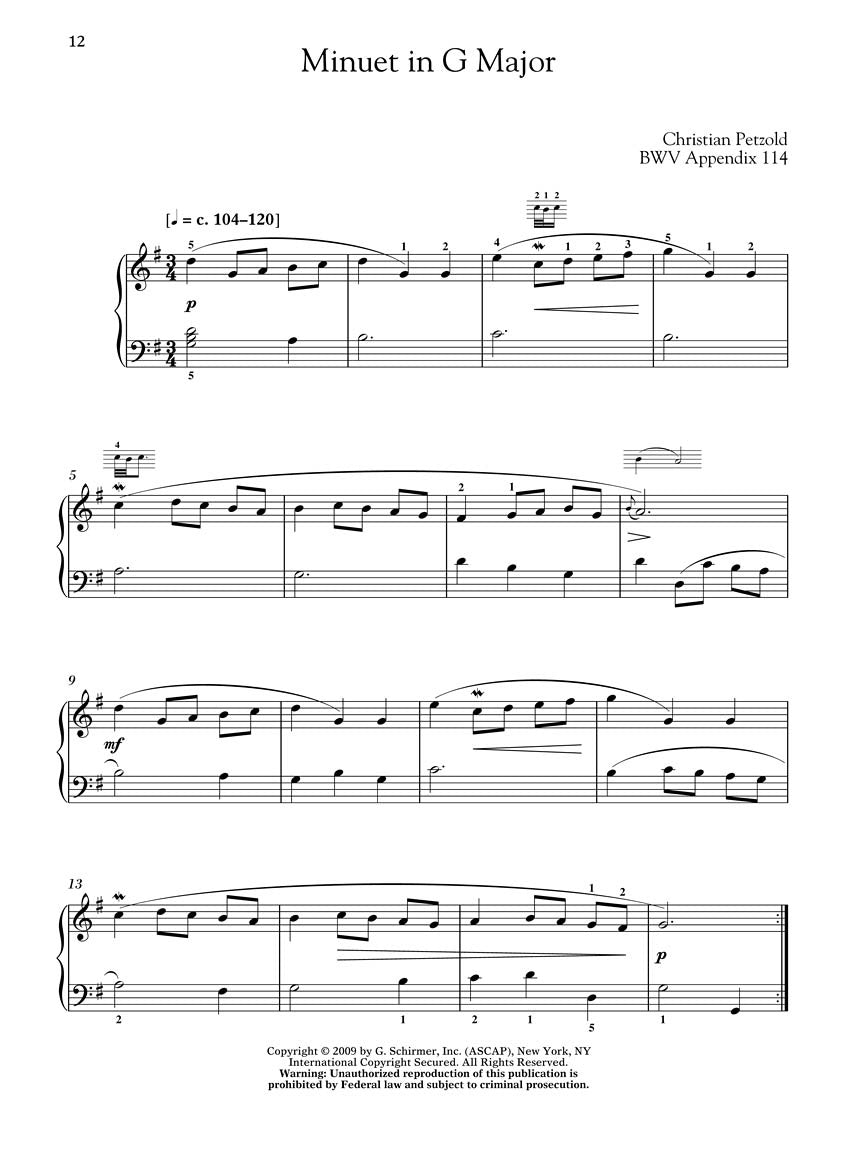 First Lessons in Bach - sample page 4