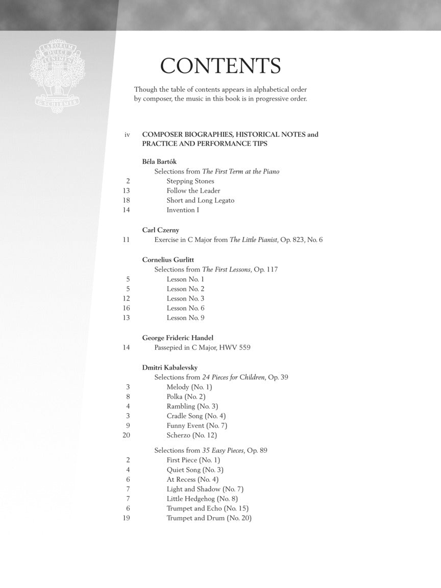 Baroque to Modern: Elementary Level - sample page 2