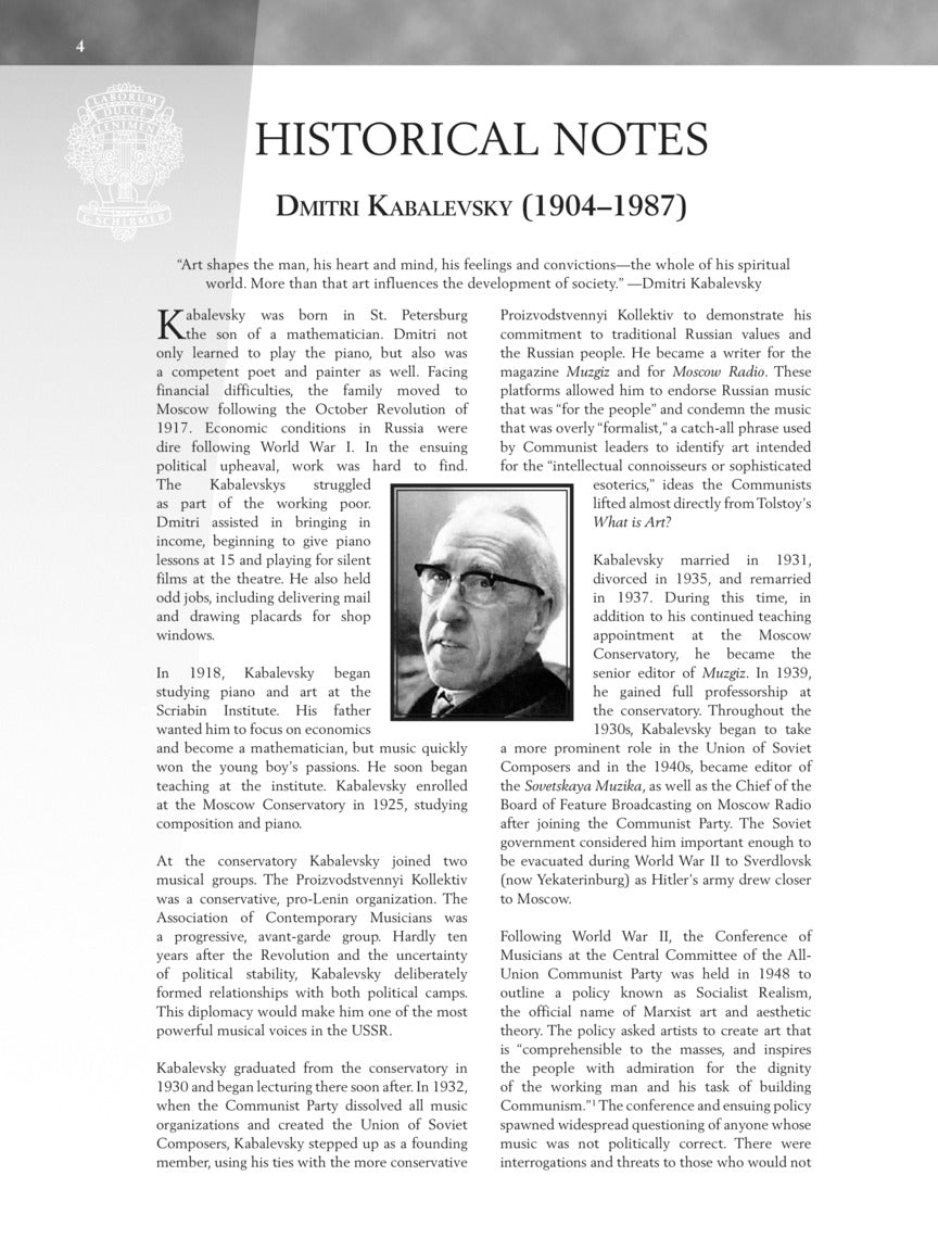 Dmitri Kabalevsky – Selected Piano Pieces - sample page 3