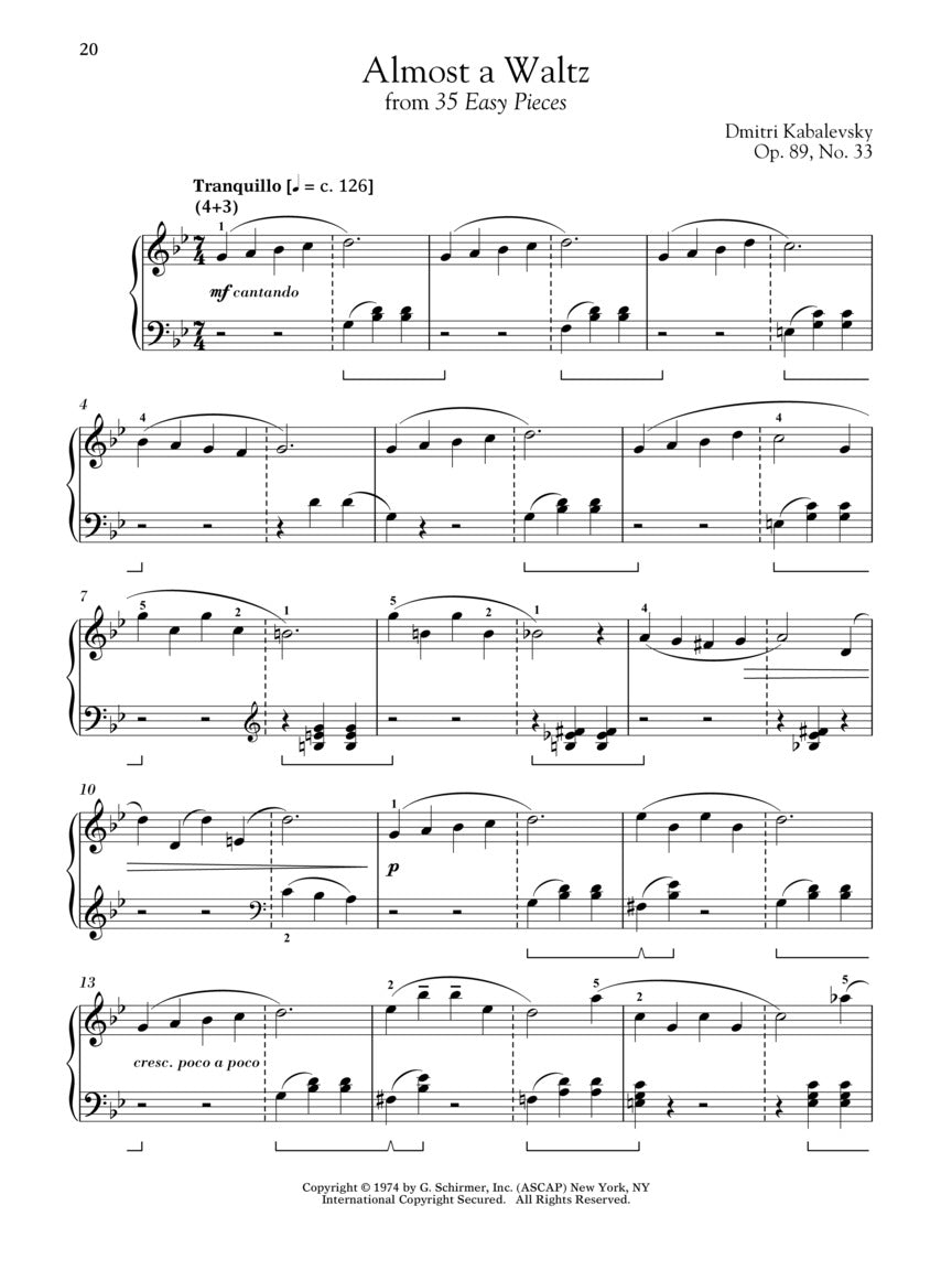 Dmitri Kabalevsky – Selected Piano Pieces - sample page 6