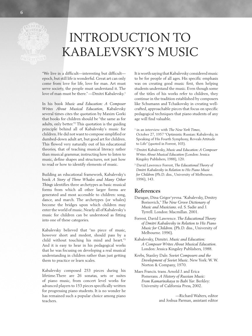 Dmitri Kabalevsky – Selected Piano Pieces - sample page 4