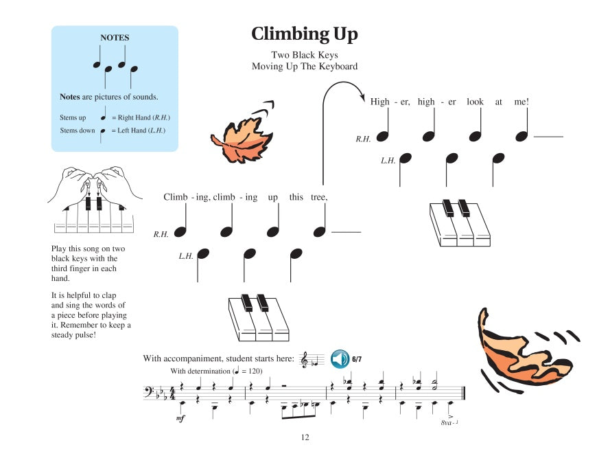 All-in-One Piano Lessons Book A - sample page 5