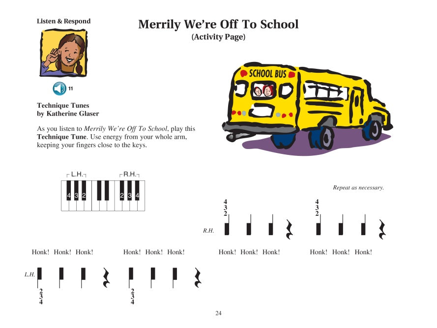 All-in-One Piano Lessons Book A - sample page 6