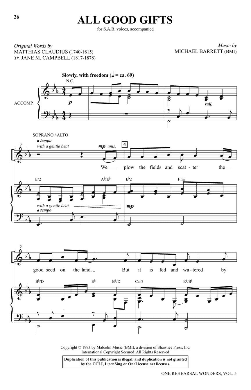 One Rehearsal Wonders, Volume 5 - sample page 5
