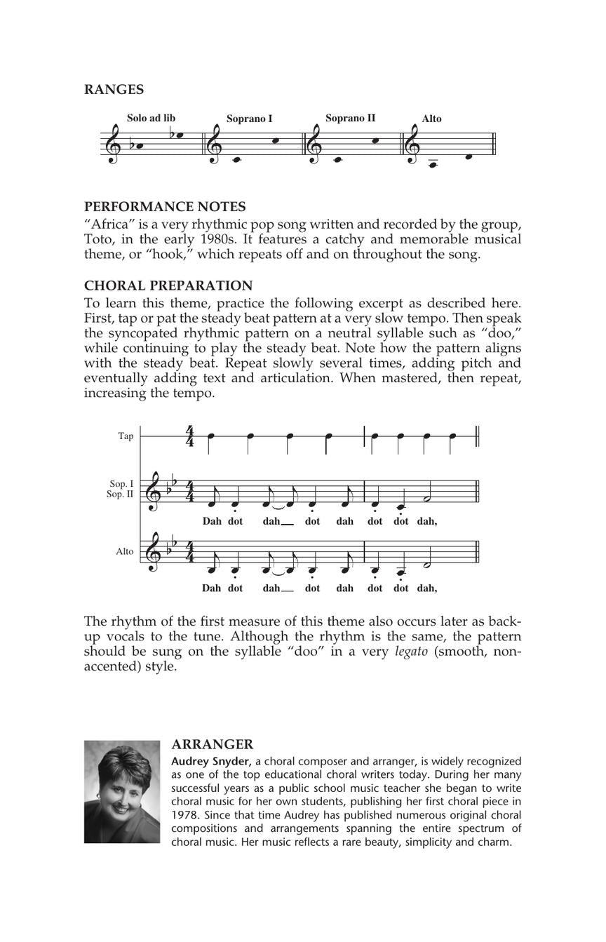 Africa - sample page 2