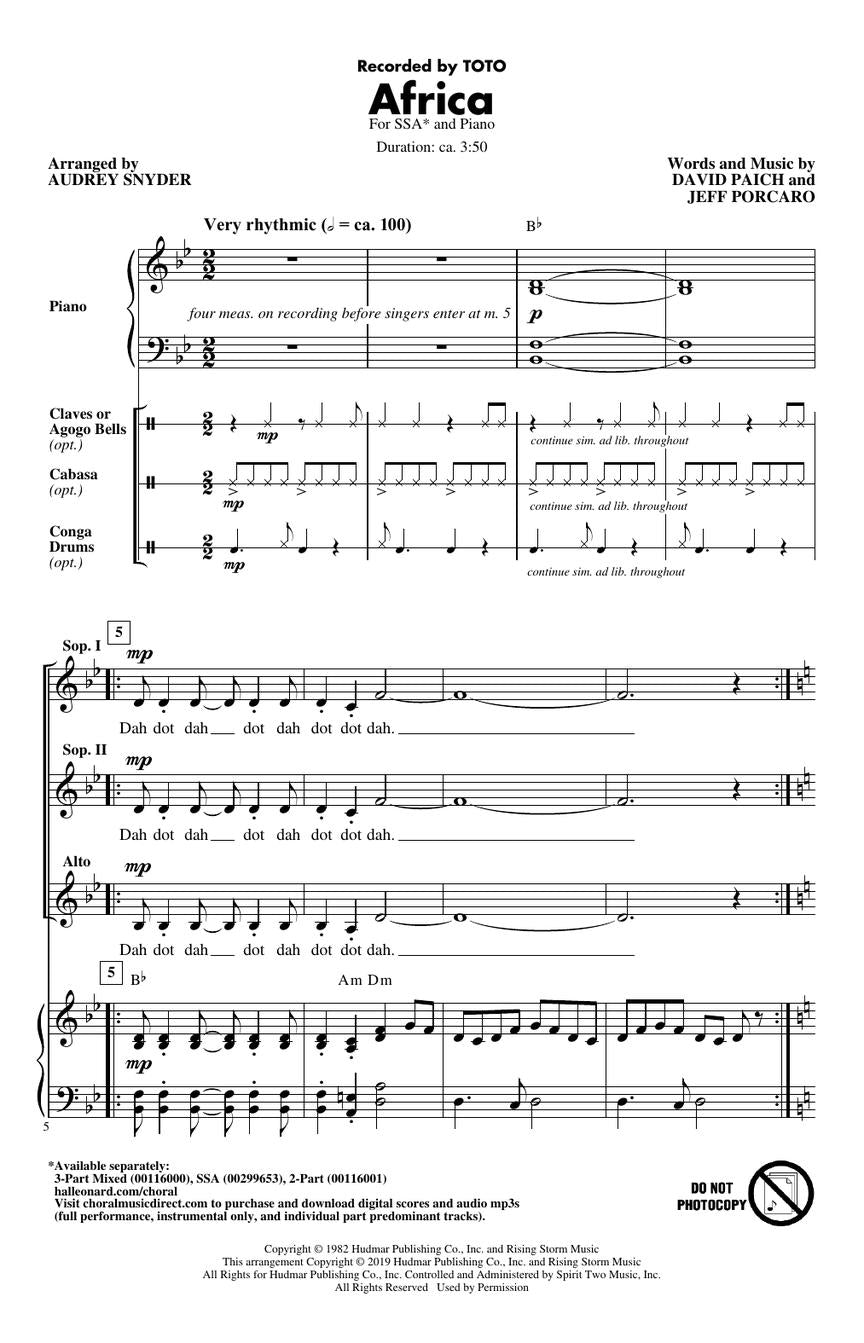 Africa - sample page 3