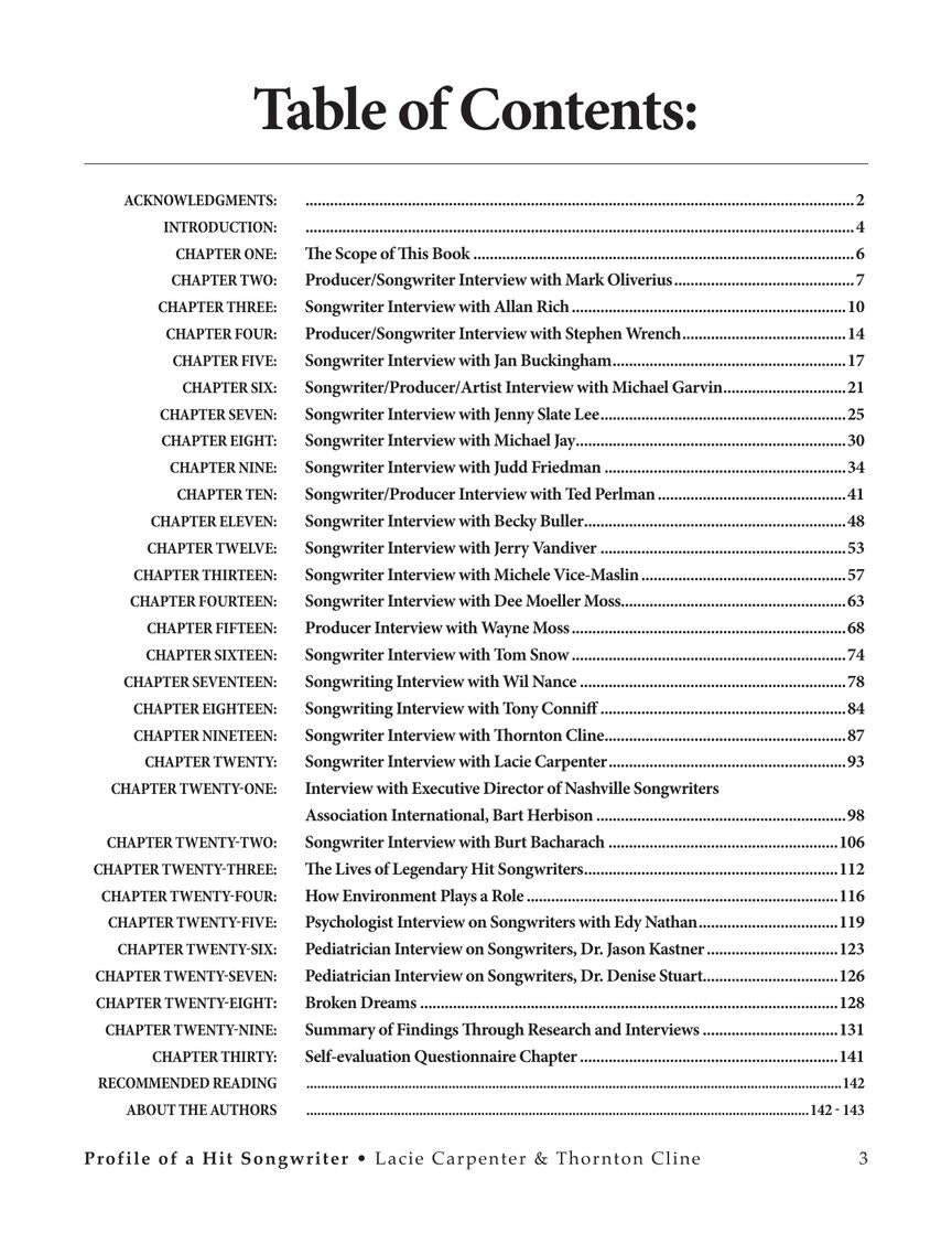 Profile of a Hit Songwriter - sample page 2