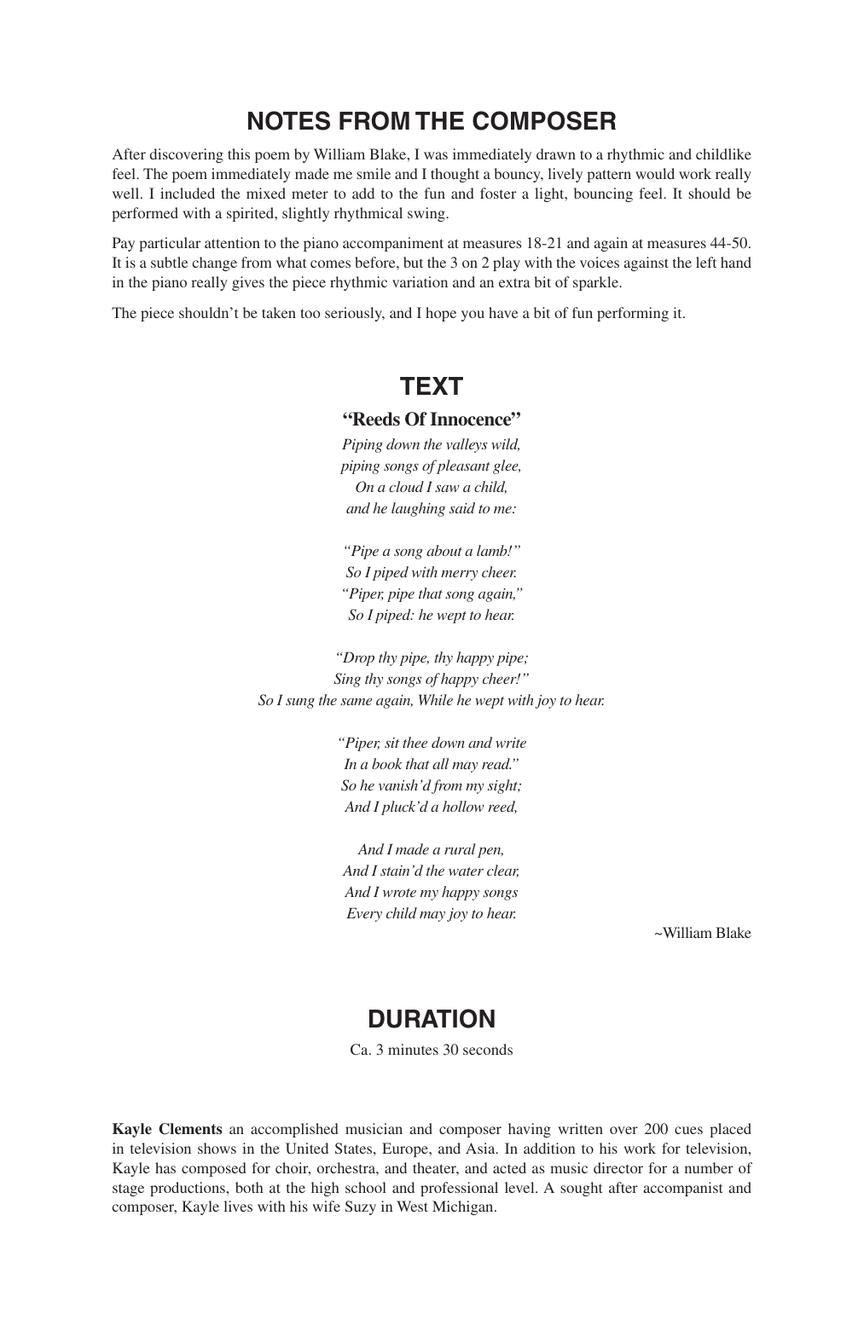 Reeds of Innocence - sample page 2