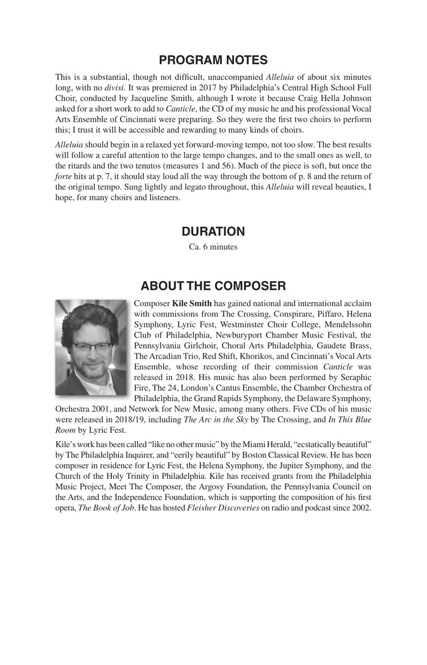 Alleluia - sample page 2