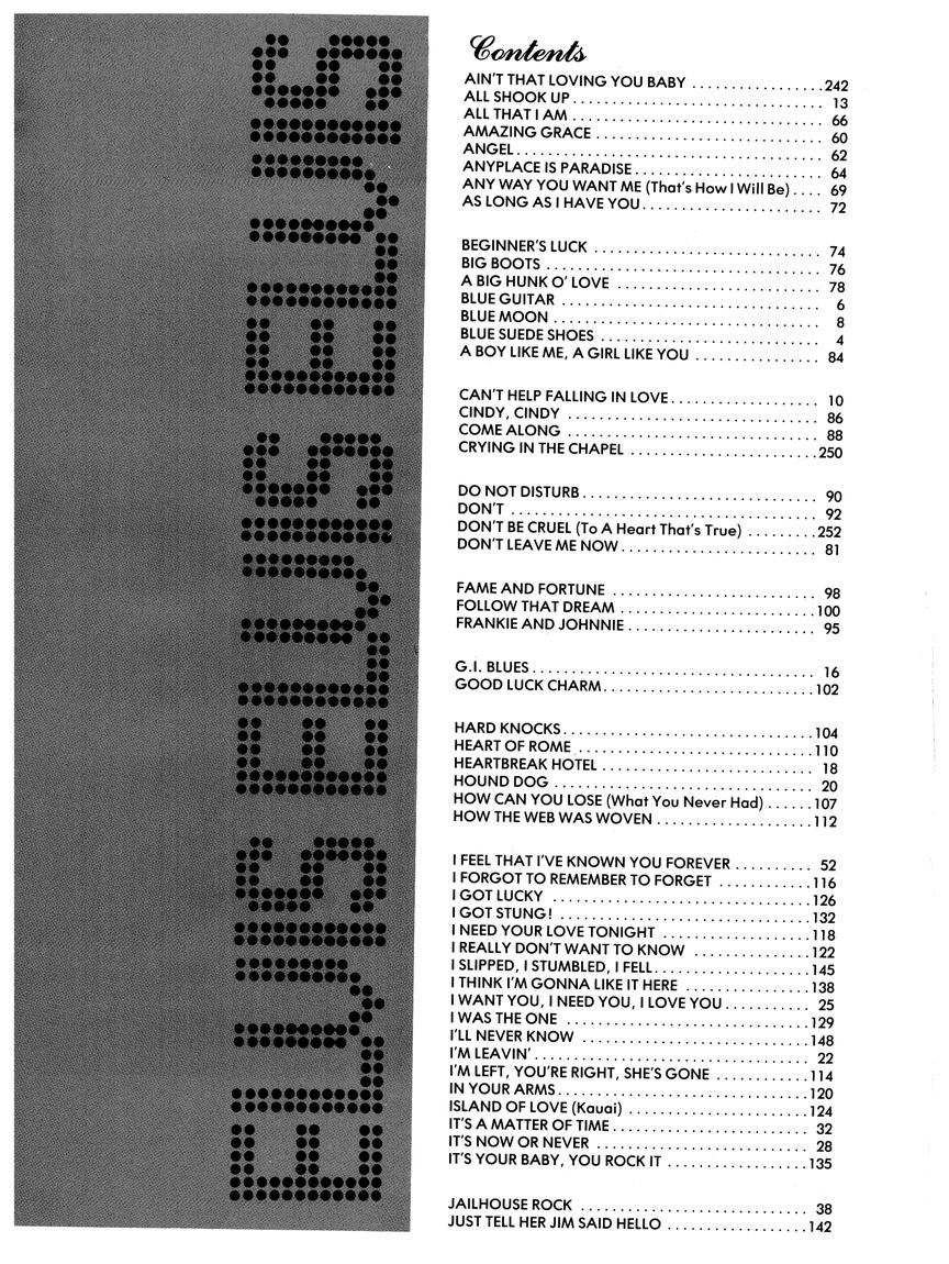 Elvis Elvis Elvis – 100 Greatest Hits - sample page 2