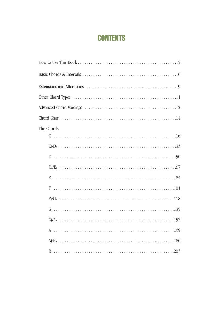 Keyboard Chords Deluxe - sample page 2