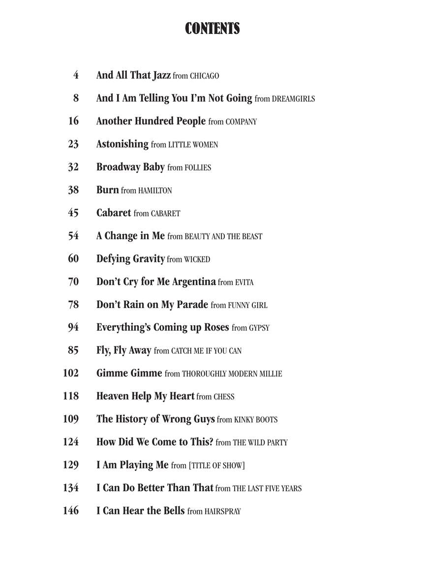 Broadway Belter's Songbook – Third Edition - sample page 2